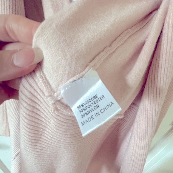 Petal & Pup Tinsley Cardigan Sweater- Blush - Picture 8 of 8